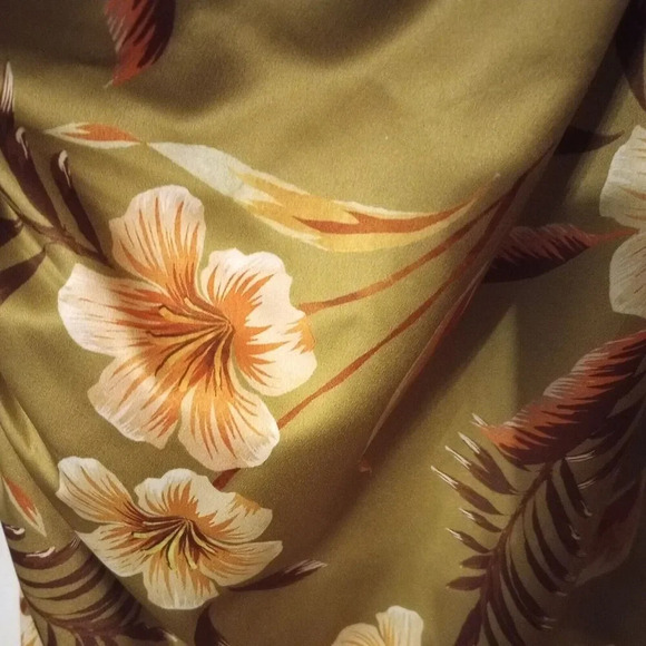 Revolve LPA Pinched Wrap Dress in Lush Tropics Green- Size XXS Mini Dress - Picture 6 of 7